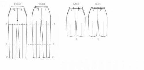 Vogue Sewing Pattern 9189, Trousers, Shorts, Vintage Style for Women, A5 (6-8-10-12-14) - Easy