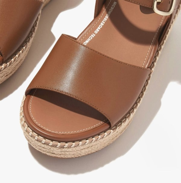 FitFlop ELOISE BACK STRAP Womens Espadrille Light Tan