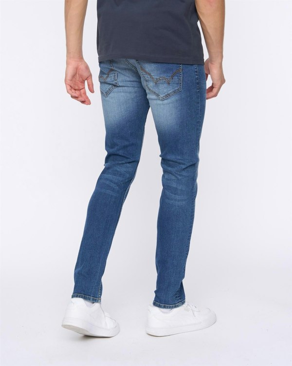 Duck and Cover Maylead Slim Fit Jeans Stone Wash