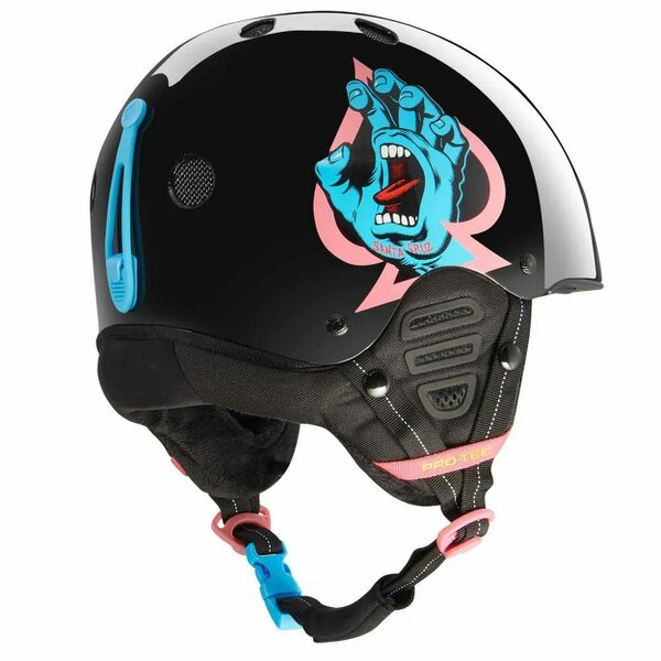 Pro Tec Pro-Tec Snow Helmet X Santa Cruz Low Pro Snow - Gloss Black