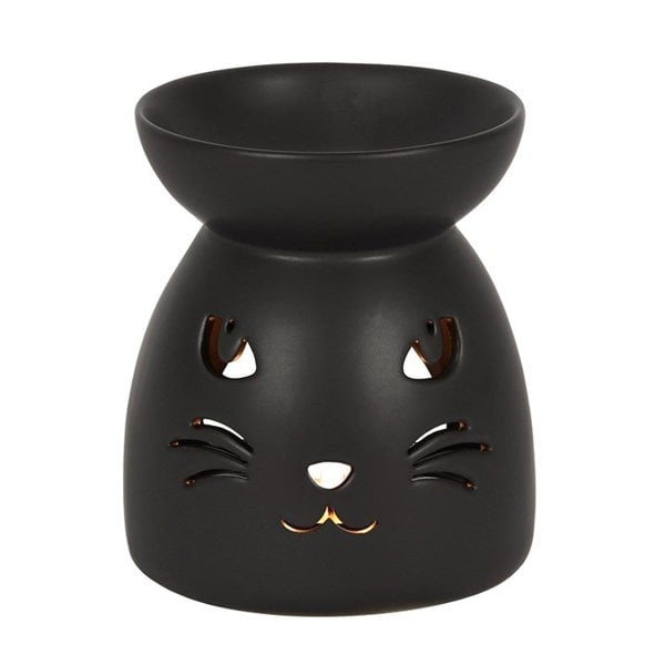 Serano Black Cat Cut Out Oil Burner and Wax Warmer