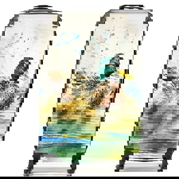 Warren Reed Splashing Mallard Watercolour Suitcase