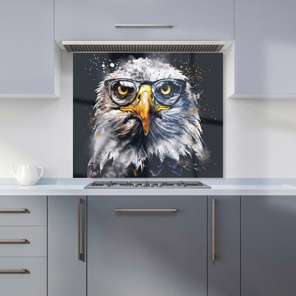 Warren Reed - Designer Eagle In Glasses Splashart Kitchen Splashback