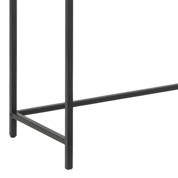 Wyld Haus El Paso Black Metal and Wild Oak Veneer Console Table