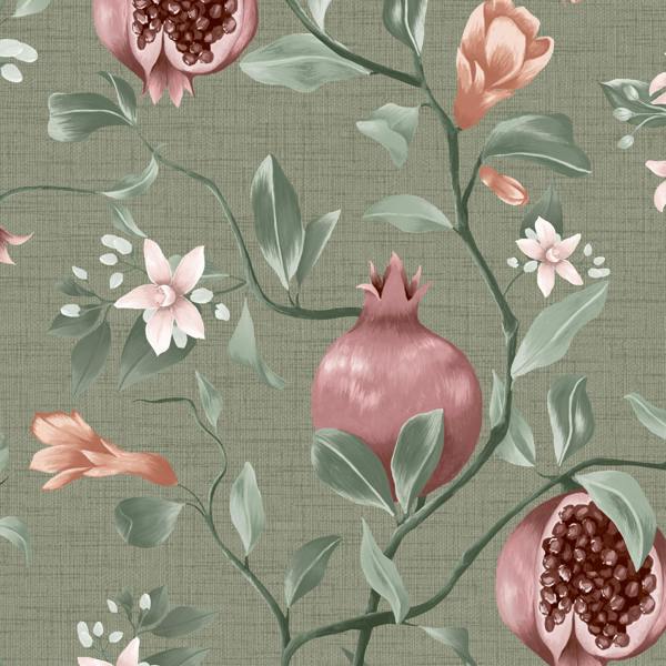 Superfresco Easy Amber Sage Wallpaper