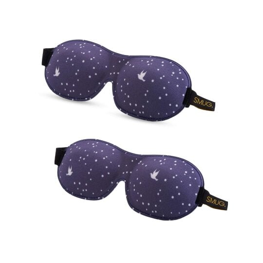 Contoured Sleep Mask Twin Pack Sets - Various Designs - Night Sky