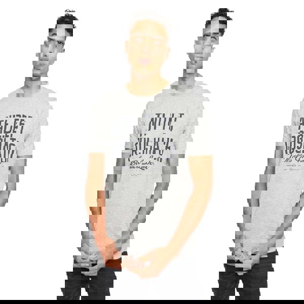 Crosshatch Mens Luckmoore Assorted Designs T-Shirt (Pack of 5) - White/Orange/Black/Grey/Navy Blue - 