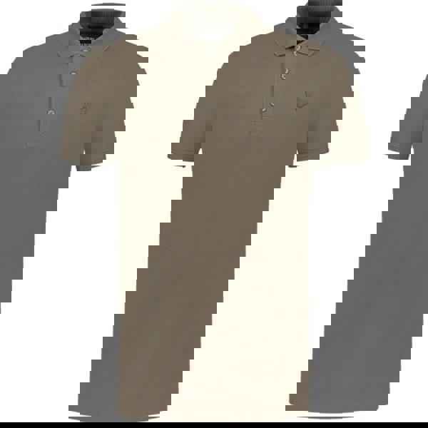 Lyle & Scott Tonal Eagle Form Green Polo Shirt M