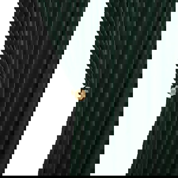 Anydrape 250cm Green High Quality Modern Velvet Blackout Curtains for Living Room Bedroom Dining Luxury Window Drape