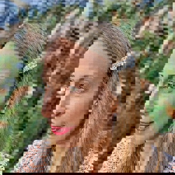 vintage hair clip small leaf for wedding guest