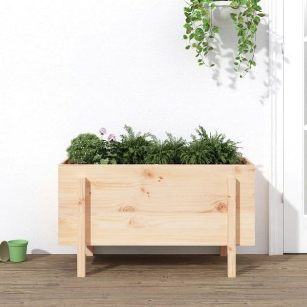 Berkfield Garden Raised Bed 101x50x57 cm Solid Wood Pine