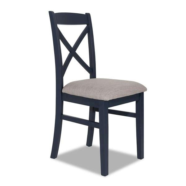 Statement Furniture Florence Crossback Dining Chair with Upholstered Seat