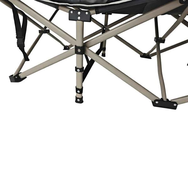 Gr8 Garden Portable Folding Camping Cot Bed 190cm with Mattress