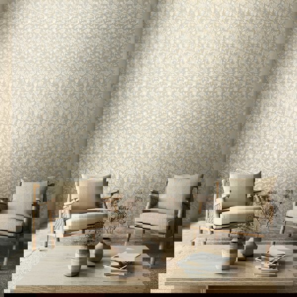 Hoopla Walls Evelyn Trail - Bone 10m Wallpaper