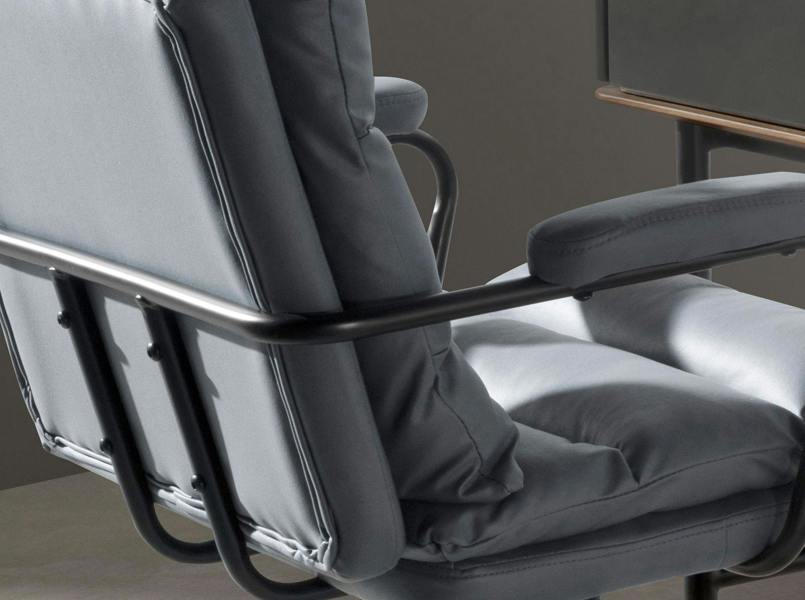 Angel Cerdá Office swivel chair grey fabric 4155