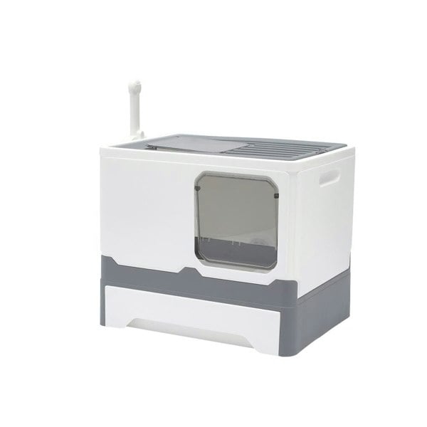 Anti Splash Enclosed Cat Litter Box Living and Home