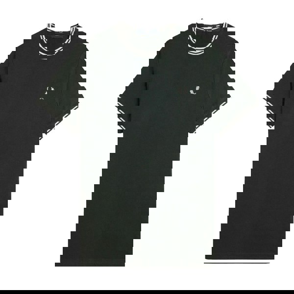 Fred Perry Twin Tipped T-Shirt Night Green/Snow White