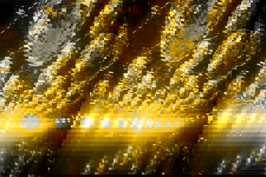 FX Lab Fxlab 16" Mirror Ball Gold