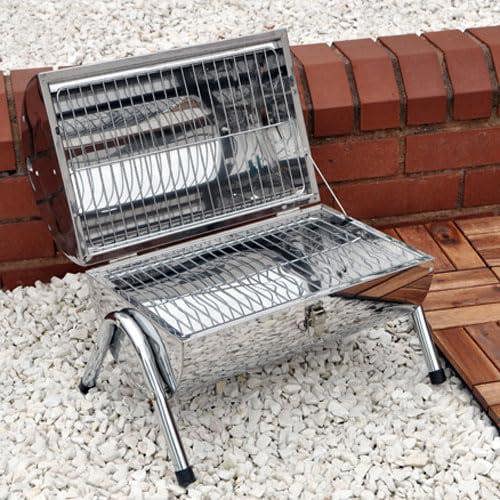 Samuel Alexander Portable Barrel Style Charcoal Camping Barbecue / BBQ
