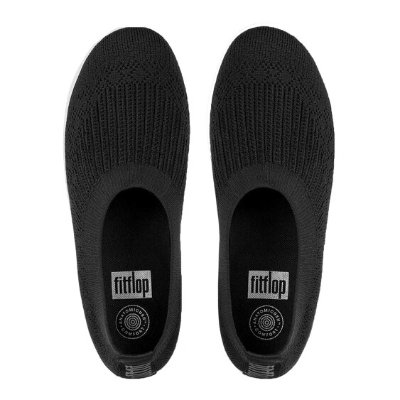 Fit Flop Womens/Ladies Uberknit Flat Pumps - Black