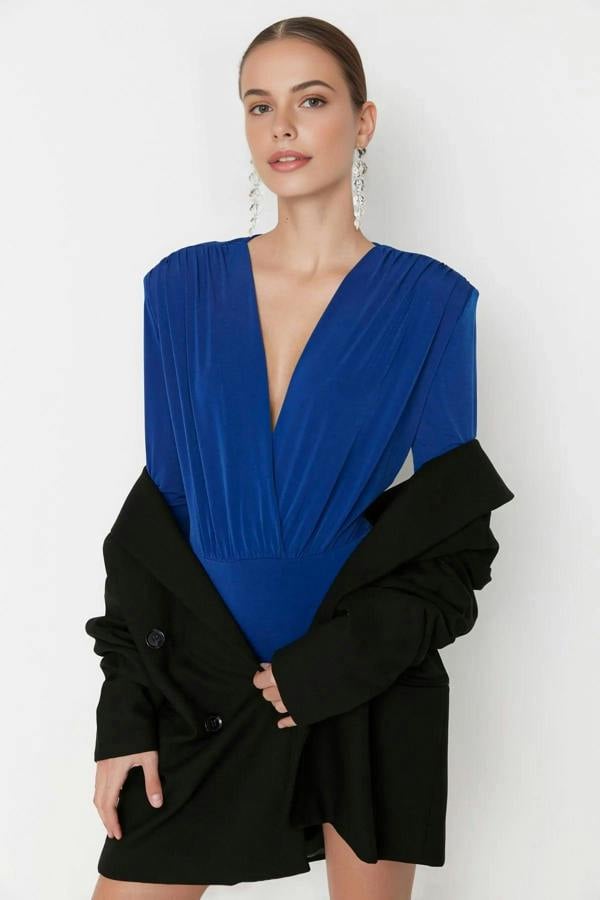 WOVCOR Double-Breasted Knit Bodysuit