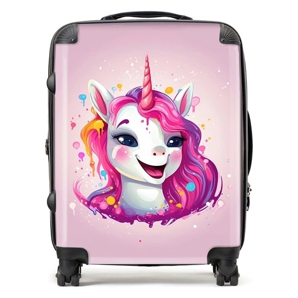 Warren Reed Happy Unicorn Splashart Suitcase