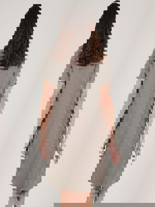 TIGI-Wear Mod-eco Leaf Embroidered Dress