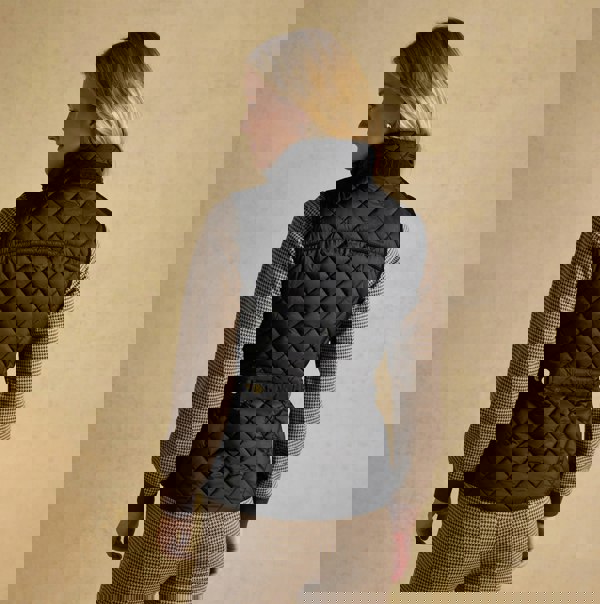 Joules BRAEMAR LUXE Womens Quilted Gilet Black