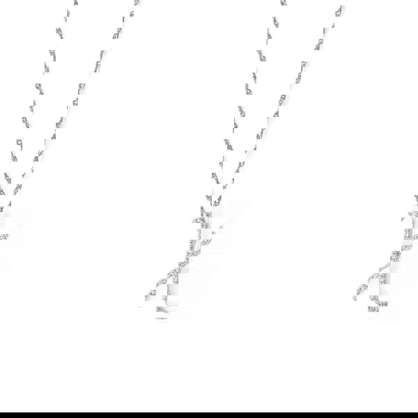 Say It With Luxe CZ Initial Necklace - Sterling Silver