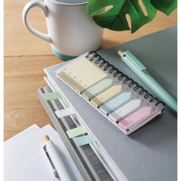 MidOcean Memoring Polypropylene Memo Pad - Beige - 