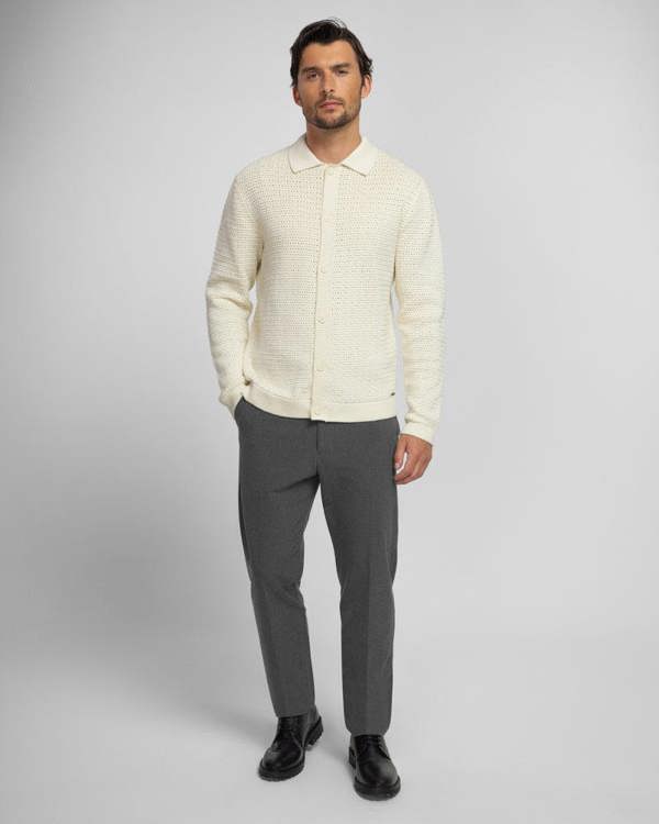Steel & Jelly Chester - Chunky Knit Button Up Cardigan