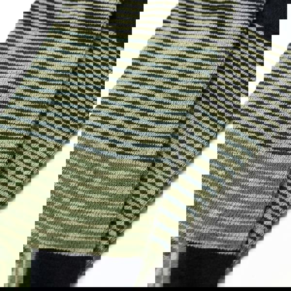 Jemsox All Over Fine Stripe Organic Cotton Mens Socks | Comfort Top Fit