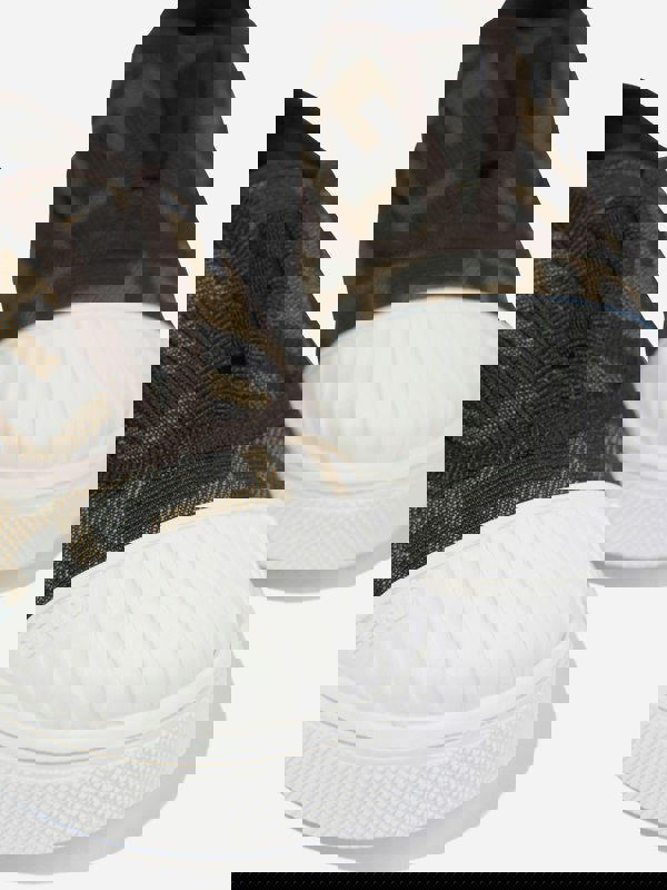 Fendi Kids FF Logo Trainers in Brown