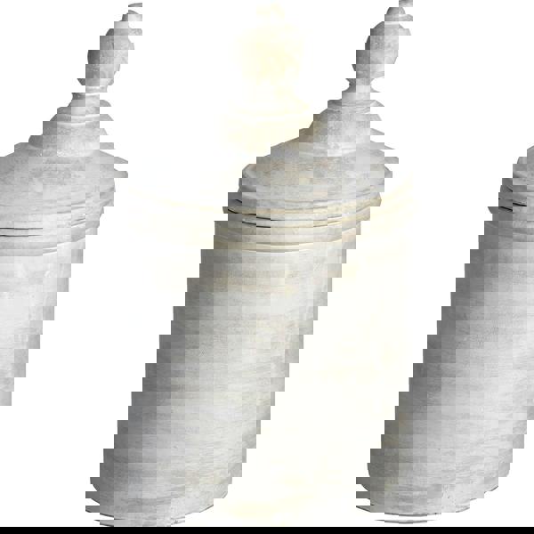 Hill Interiors Antique Look Kitchen Canister - White - 