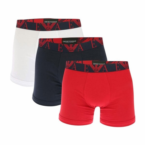 Emporio Armani Mens Boxer Shorts (Pack of 3) - Multicoloured