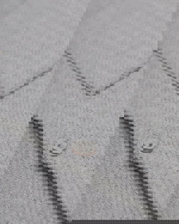 Larsson & Co Grey Twill Textured Overshirt