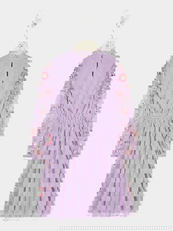 GWD Jazz Lilac Embroidered Dress