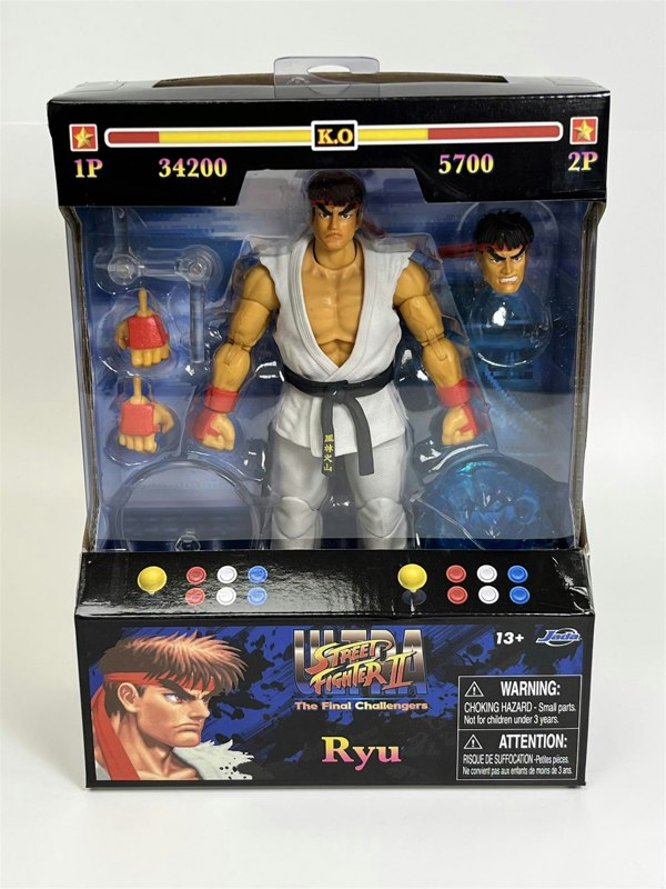 Jada Ryu Street Fighter II 6 Inch Figure 253252025 - 34215