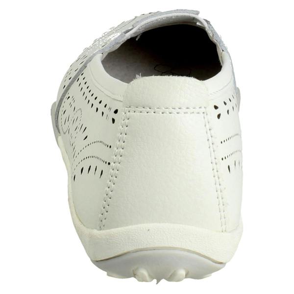 Down to Earth Ladies Down To Earth Punch Detail Casual Shoes F80578
