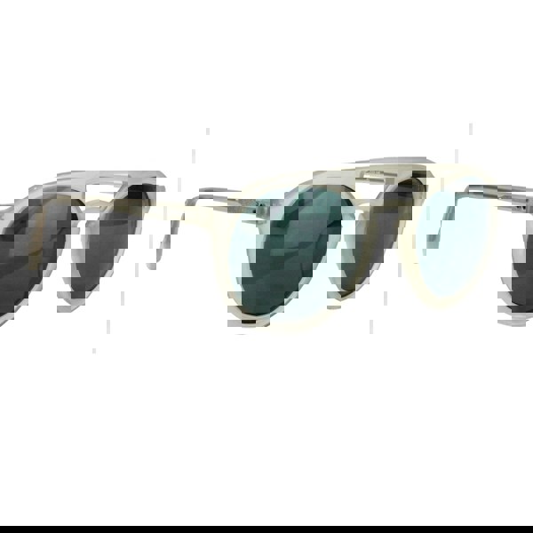 Dries Van Noten double bridge sunglasses in a pale grey acetate frame
