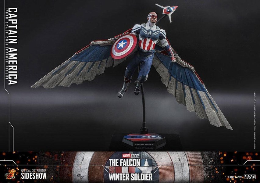 Hot Toys Captain America The Falcon and The Winter Solider Action Figure 1:6 Scale Hot Toys 908266