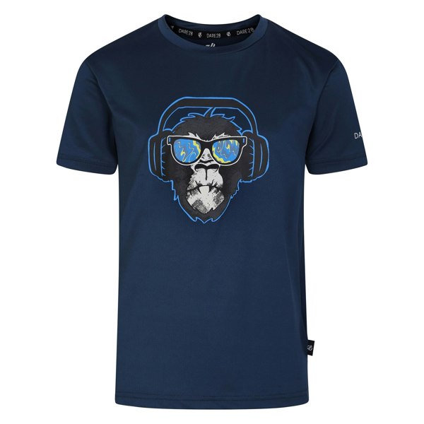 Dare 2B Childrens/Kids Amuse II Monkey T-Shirt - Moonlight Denim