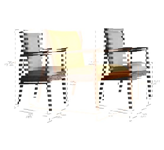 Hans CH65 Claude Easy Armchair, Solid Oak-Weilai Concept-Weilai Concept