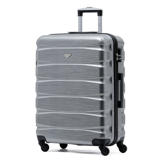 Flight Knight 25" Medium Suitcase Check-in Hold Luggage Hard Shell 4 Wheels TSA Lock