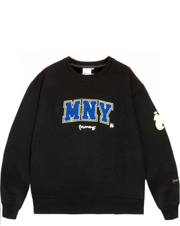 Money MNY Crew Sweat Black