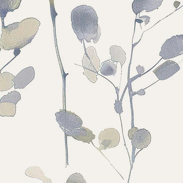 Next Natural/Blue Honesty Leaf Wallpaper