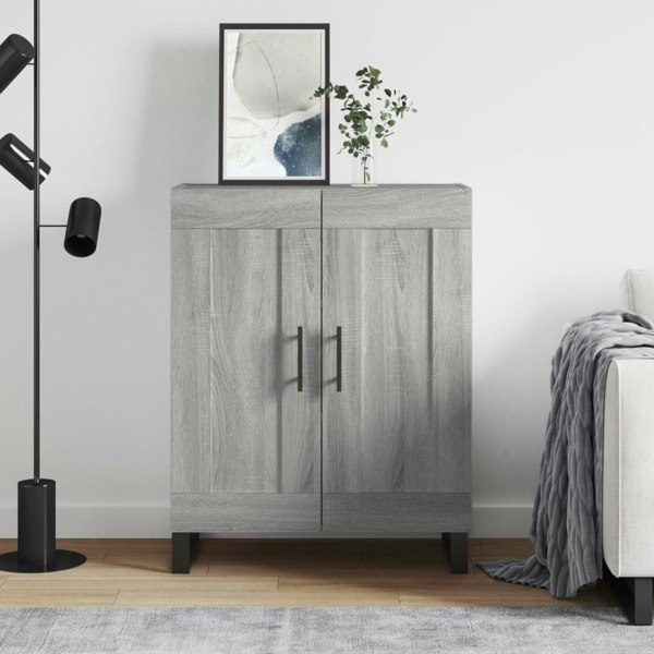 Berkfield Sideboard Grey Sonoma 69.5x34x90 cm Engineered Wood