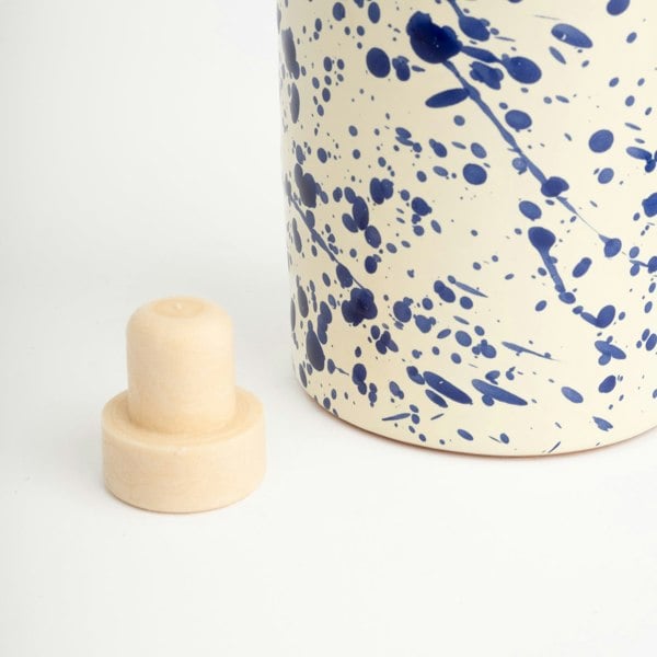 Hot Pottery Blueberry Oil & Vinegar Bottle