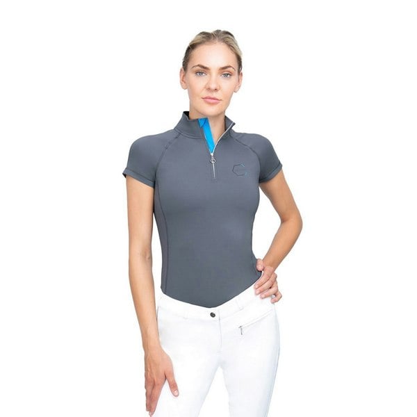 Coldstream Womens Midlem Short-Sleeved Base Layer Top - Grey