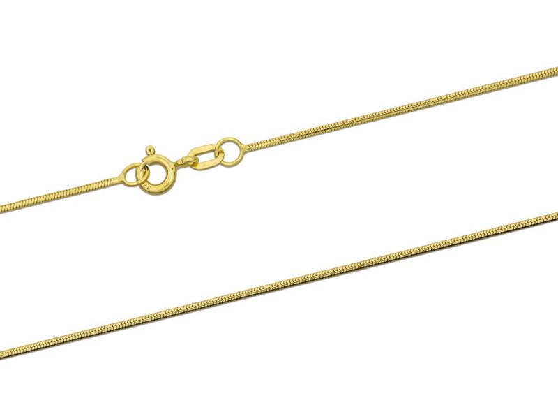 Cooksongold 9ct Yellow Gold Necklace Snake Chain Hallmarked